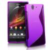 Sony Xperia Z Θήκη Σιλικόνης TPU S-line - Μωβ Sony Xperia Z Θήκη Σιλικόνης TPU S-line - Μωβ
